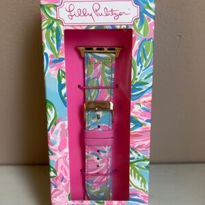 Brand New Lilly Pulitzer Leather Apple Watch Band